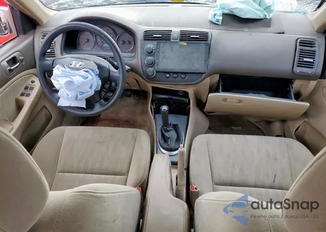 2003 Honda Civic Ex из США, поврежденный, VIN 2HGES26713H518457